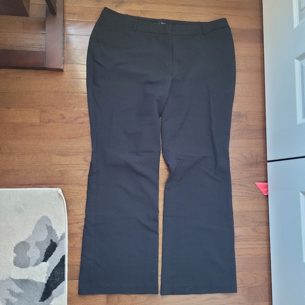 Worthington Black dress pants Plus Size 18 Curvy Fit Office
